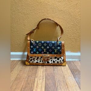 Louis Vuitton Multicolor and Tan Shoulder Bag